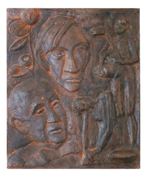 Irmgard B, Homage à Kahnweiler, 1984, Terracotta