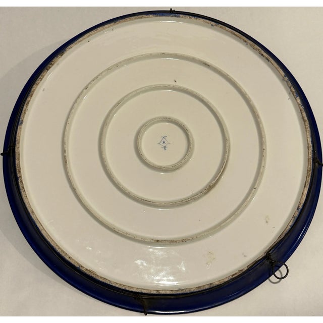 Late 19th Century Large Sèvres-style Porcelain Charger For Sale In New York - Image 6 of 7