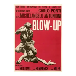 Blowup by Antonioni and Carlo Ponti 1970 Authentic Original Poster Excellent
