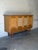 In Style of Henning Kjærnulf Oak Sideboard Credenza With Carved Doors and Four Drawers Danish Mid-Century Modern 1970s For Sale In Los Angeles - Image 6 of 12