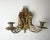 French Vintage Gilt Finish Sconces - a Pair For Sale - Image 3 of 13