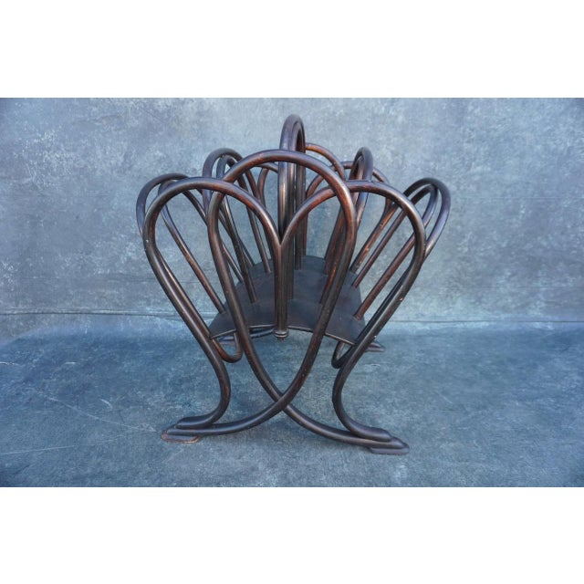 1900 - 1909 1900s Thonet Bentwood Magazine/Music Stand For Sale - Image 5 of 11