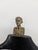 Neoclassical Valet Stand in Leather-Covered Brass For Sale - Image 3 of 6