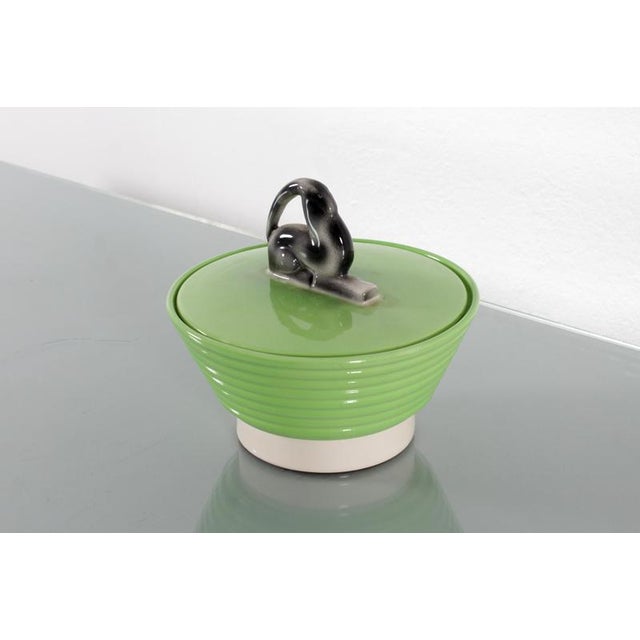 Mid-Century Hand-Glazed Ceramic Tureen from Pucci Umbertide, Italy, 1950s For Sale - Image 3 of 12