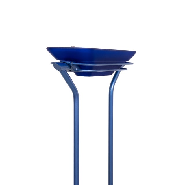 Vintage Light Blue Halogen Floor Lamp by Jordi Vilardell, 1980 For Sale - Image 6 of 15