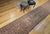 19th Century Antique Persian Serab Camel Hair Runner Rug, Hand-Knotted Wool, Geometric Pattern, Red & Green, 3x19 For Sale - Image 5 of 18