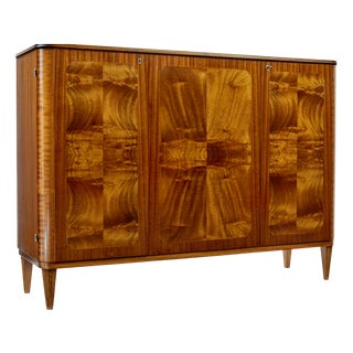 Mid-Century Scandinavian Inlaid Teak Sideboard, 1960 For Sale