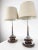 Wooden and Chromed Lamps from Laurel, 1960s, Set of 2 For Sale - Image 11 of 11