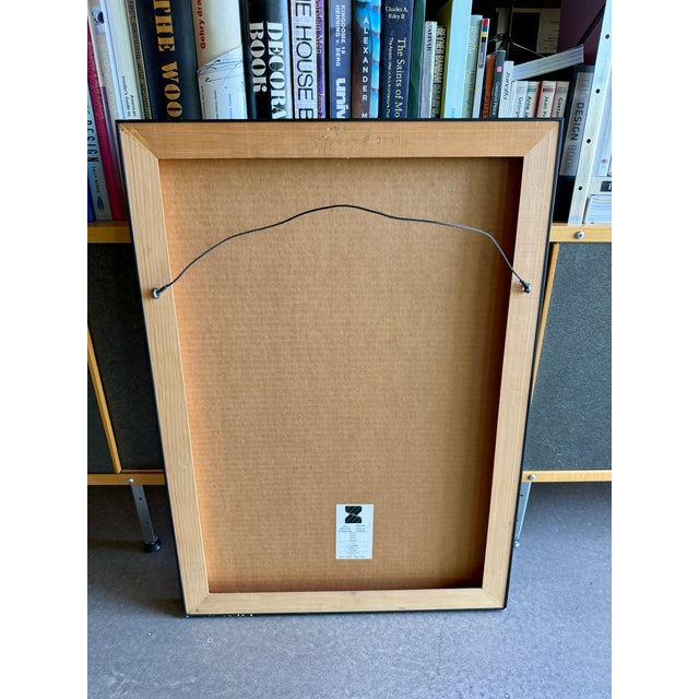 Joan Miro 1983 Galerie Maeght Galleri JMS Exhibition Poster Acrylic Box Frame Jerry Solomon Munn For Sale In Las Vegas - Image 6 of 11