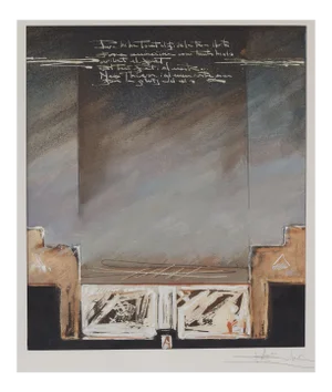Abstract Composition, 1988, Mixed Media on Paper