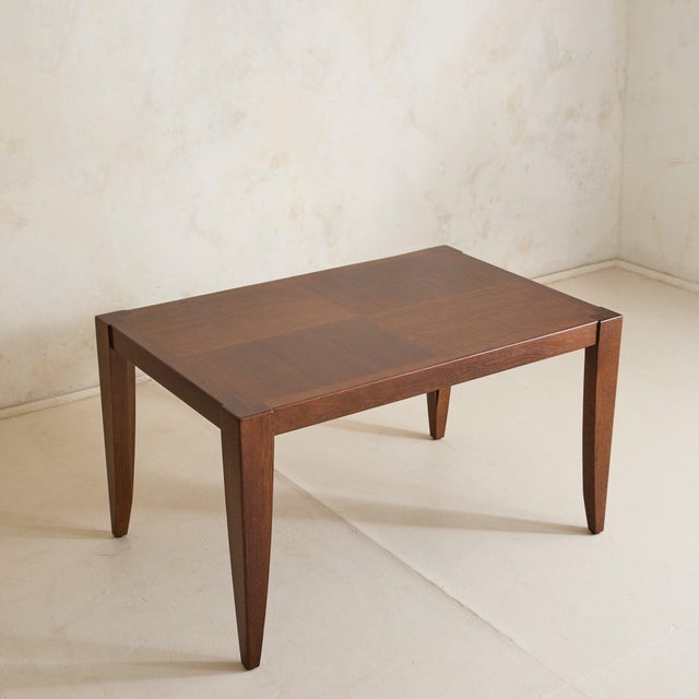 Brown Vintage French Oak Rectangular Dining Table For Sale - Image 8 of 11