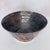 Ceramic Signed Studio Pottery Bowl | j.a. Ridley 2013 | Drip Glaze Stoneware | Bronze & Black Oil-Spot Glaze | Large Centerpiece Bowl For Sale - Image 7 of 12