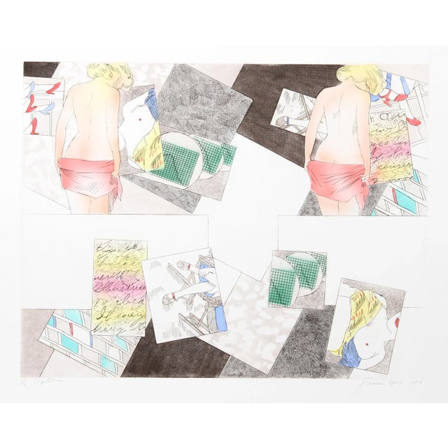 Contemporary Susan Hall, Repetition, Aquatint Etching For Sale - Image 3 of 3