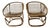 Rattan Armchairs attributed to Tito Agnoli, Italy, 1960s, Set of 2 For Sale