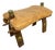 Vintage Ottoman in Oak For Sale