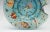 Art Nouveau Late 19th Century Moser Turquoise Blue Glass Enameled Butterfly Bowl For Sale - Image 3 of 17