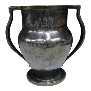 913 Rodgers Brothers Silver-Plated Golf Trophy Cup For Sale