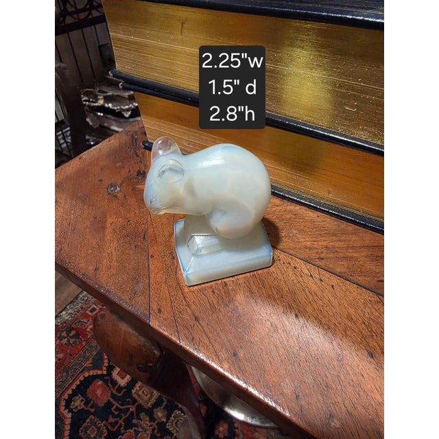 Early 20th Century French Art Glass Mouse by Sabino.