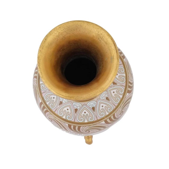Early 20th C Chinese Cloisonne Enamel Vase For Sale In New York - Image 6 of 9