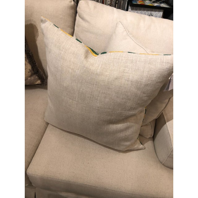 Hollywood Regency Classic Home Hand Painted & Embroidered Pillow from Kenneth Ludwig Chicago For Sale In Chicago - Image 6 of 9