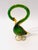 Green 1960s Pair of Mid Century Murano Geese Green and Gold Spiral Glass Sculptures For Sale - Image 8 of 9