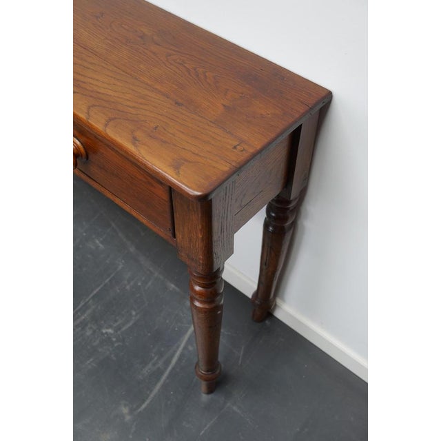 Victorian English Side Table in Oak, 1800s For Sale - Image 13 of 18