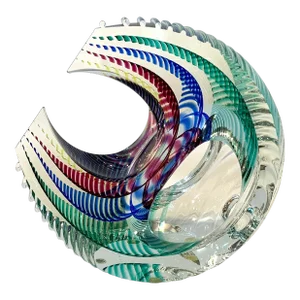1980s Kit Karbler Glass Sculpture