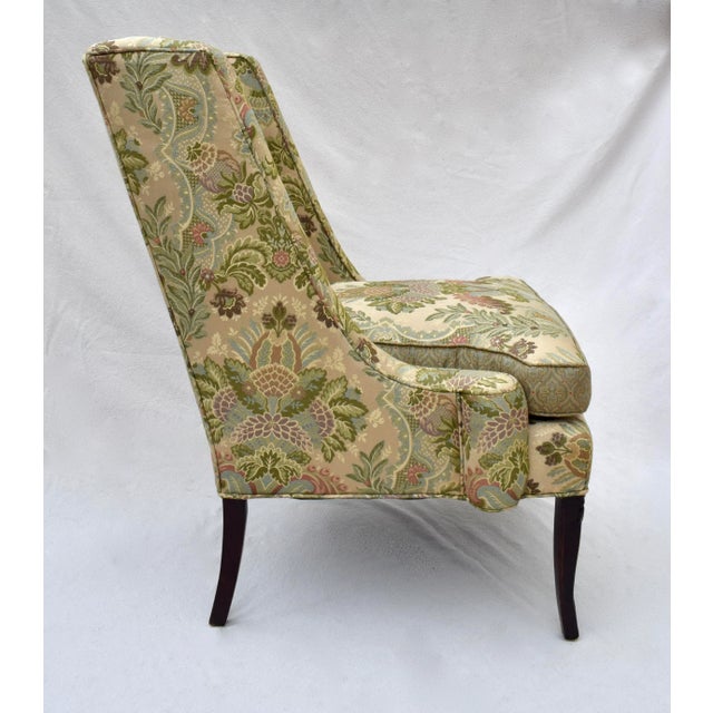 Edward Wormley Mid 20th Century French Directoire Style Wing Back Chair For Sale - Image 4 of 13