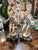 1970s Pair of Ceramic Italian Ballerina Figurines With Marble Bases For Sale - Image 5 of 9