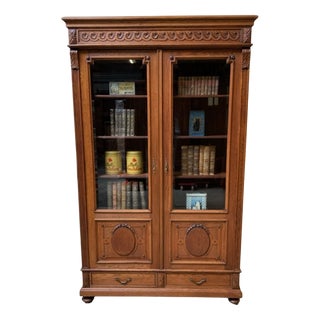 Antique Art Nouveau Display Cabinet, 1910 For Sale