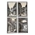 Set 4 Vintage Architectural Prints Framed For Sale