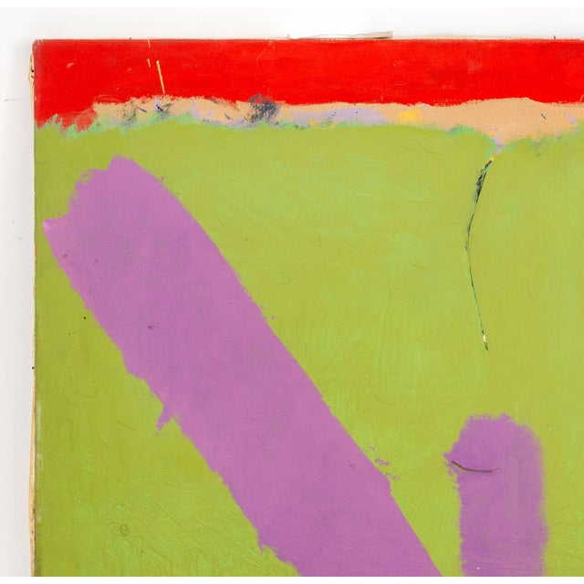 Jack Roth (American, 1927-2004), Untitled (Abstraction), Acrylic on Canvas, estate stamp and signed verso, unframed. 50" H...