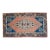 Front of Kitchen Sink Rug Hand Made Small Turkish Rug Bath Mat Faded Mini Rugs 2'2" X 3'10" For Sale