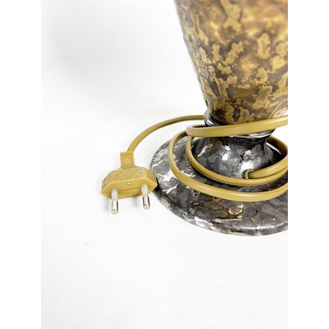 Gilded Metal Lamps, France, 1980, Set of 2 For Sale - Image 16 of 17