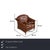with this Walter Knoll armchair, you bring a timeless masterpiece of German upholstery craftsmanship into your home. In...