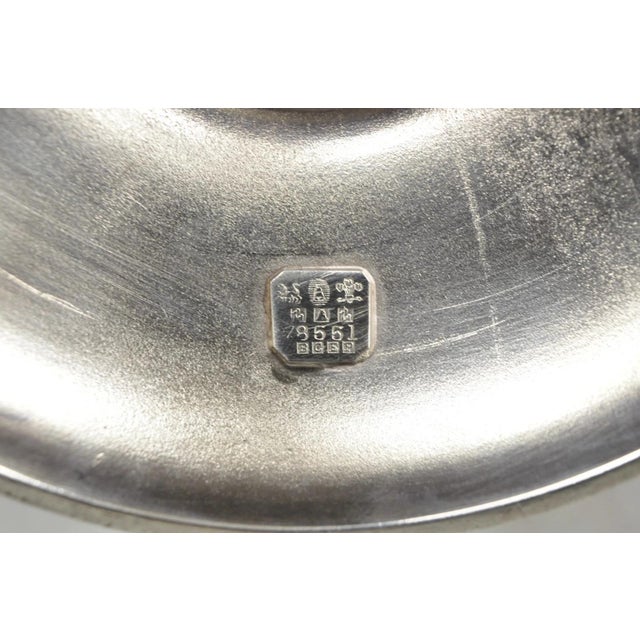 Victorian Silver Plated Grapevine Repousse 1913 Mohawk Golf Club Award Punchbowl For Sale - Image 14 of 17