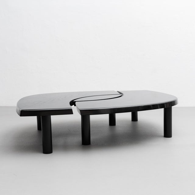 Special Black Edition T22 Table by Pierre Chapo For Sale - Image 14 of 18