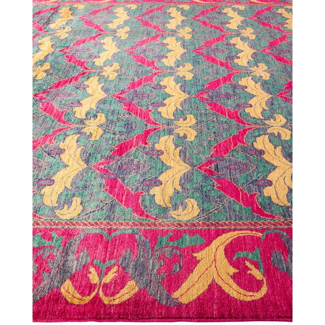 Solo Rugs Arts & Crafts Collection Hand-Knotted Wool Area Rug - 9' 1" X 12' 0" For Sale - Image 4 of 10