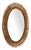 Wall Mirror with Rattan Frame, 1950s For Sale