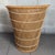 20th Century Modernist Wicker Rattan Wicker Tub Chair with Cushions For Sale - Image 4 of 13