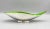 Reed & Barton Contemporary Reed & Barton Silverplate Pear Catchall With Green Enamel – Postmodern / Glam For Sale - Image 4 of 13