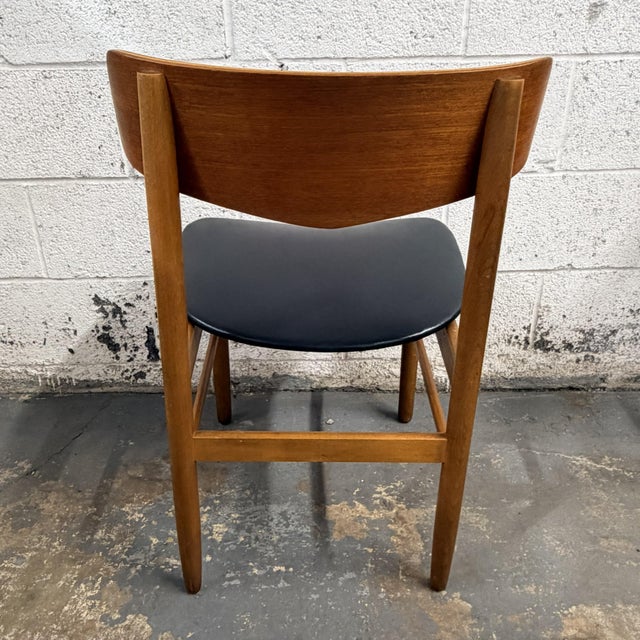 Farstrup Set of 4 Danish Modern Teak Back Dining Chairs, Farstrup Mobler Circa 1960s For Sale - Image 4 of 7