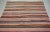 Vintage Turkish Anatolian hand woven kilim with natural colors and fine weave.