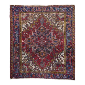 Vintage Heriz Rug 6'11'' x 7'6''