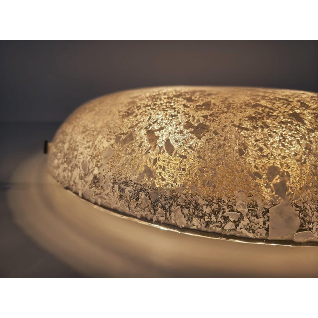 Large Murano Speckled Glass Ceiling Lamp by Egon Hillebrand for Hillebrand Leuchten, Germany, 1970s For Sale - Image 15 of 18