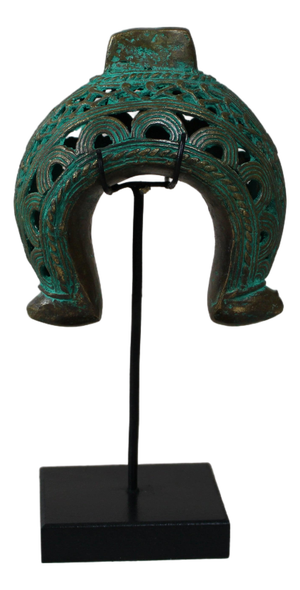 Benin Bronze Bangle on Stand