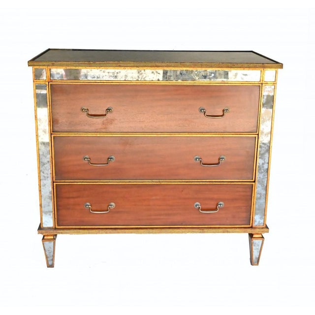 Art Deco Mahogany Mirrored Chest of Drawers For Sale - Image 11 of 11