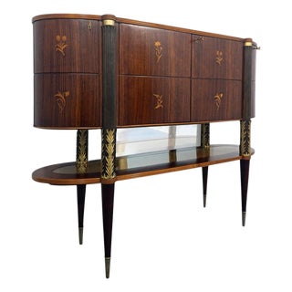 Mid-Century Italian Sideboard or Bar Cabinet by Pierluigi Colli, 1940s For Sale
