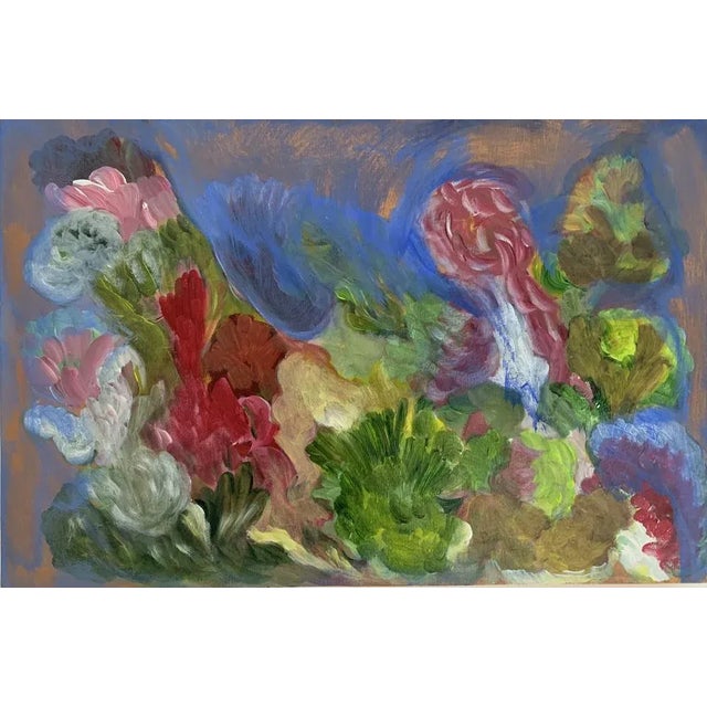 Rosetta Vercellotti, Composizione Floreale, 2019, Acrylic on Canvas For Sale - Image 9 of 9