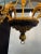 Metal Vintage Italian Florentine and Black Chandelier With Tassel and Tole Decoration For Sale - Image 7 of 13
